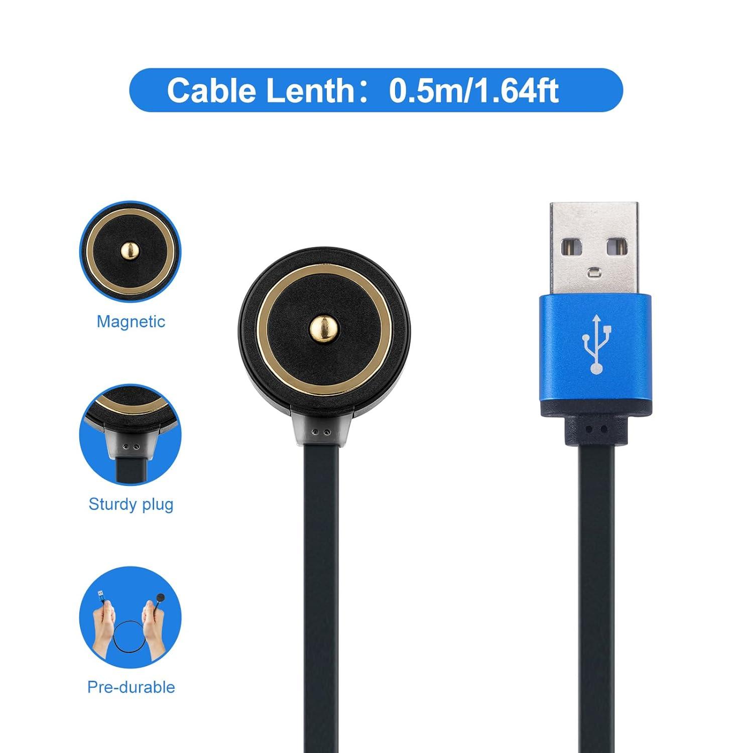 imageOLIGHT MCC 3 Charger in Balck Upgraded Smart Magnetic Charging Cable Only Suitable for OdinOdinMiniOdinSPLMini3PLProBaton3 SeriesWarrior Mini2Perun2Seeker3proWarrior 3sBaldr Pro RArkfeldBlack