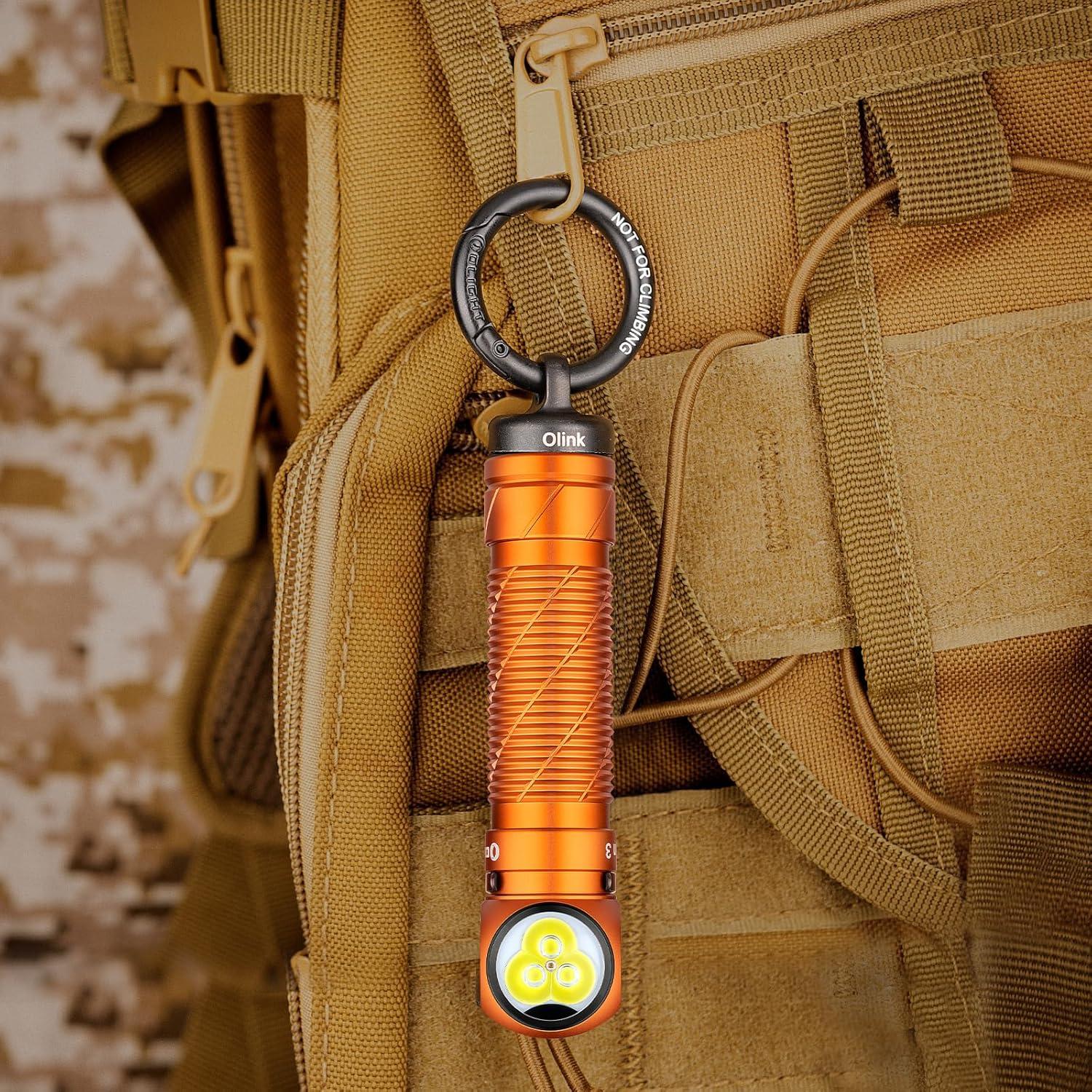 imageOLIGHT OLINK Portable Magnetic Hook Compatible with Flashlights Obulb Series StainlessMade CarabinerStyle Ring Black