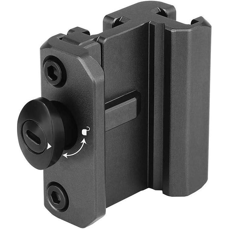 imageOLIGHT Pic Adapter Picatinny Rail Adapter Fit for Odin Mini Odin Odin S Odin Gl P Javelot Tac Tactical Light Pic Slide Rail Mount