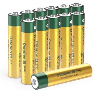 OLIGHT B Pro AA Rechargeable NiMH Batteries, 8-Count Pack, 2100mAh High Capacity, Battery Voltage 1.2V, Ideal for Everyday Devices, Eco-Friendly(O-AAA-300000)