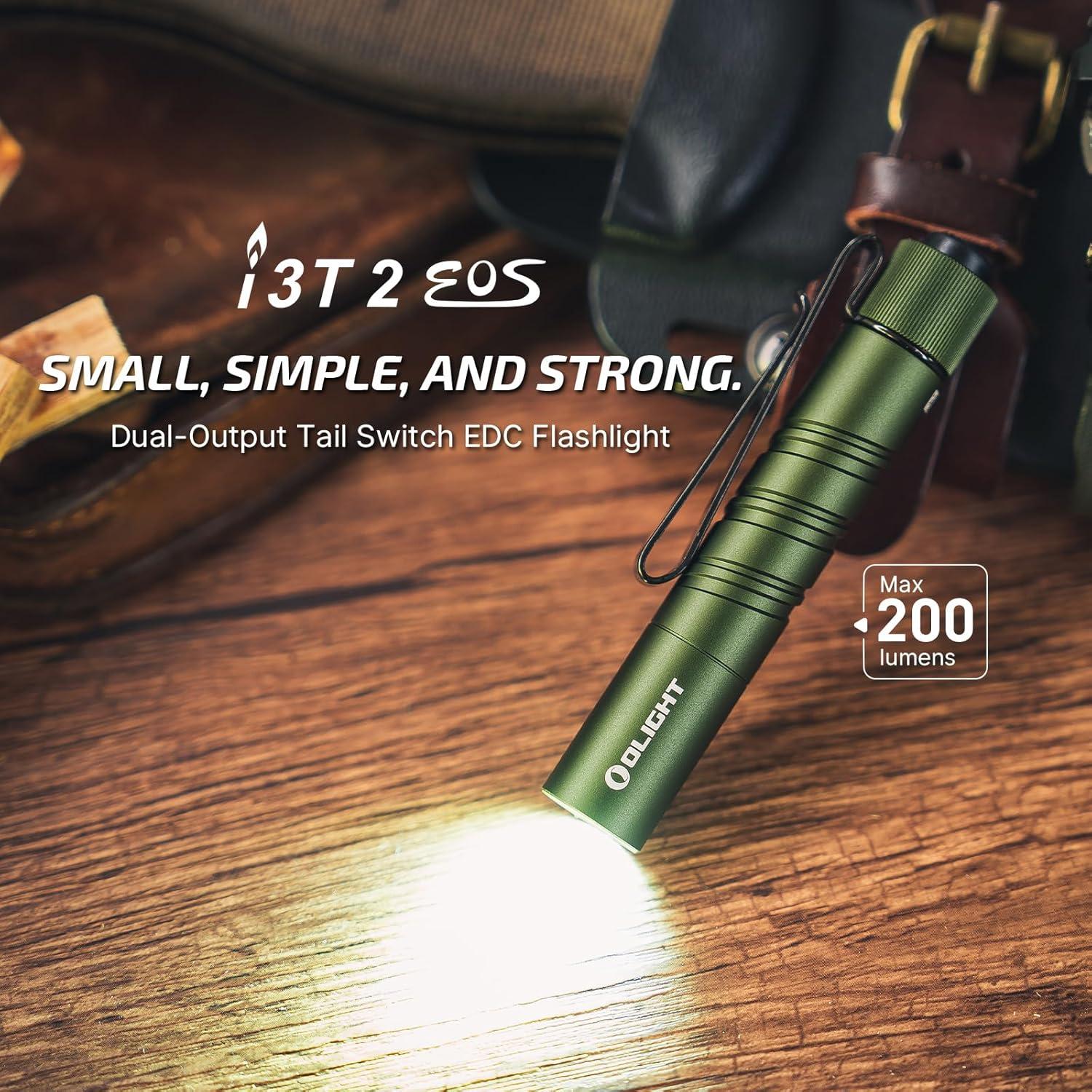imageOLIGHT Ostrip Smart LED Strip Lights with App Control Bundle with I3T 2 EOS 200 Lumens Pocket EDC Flashlight