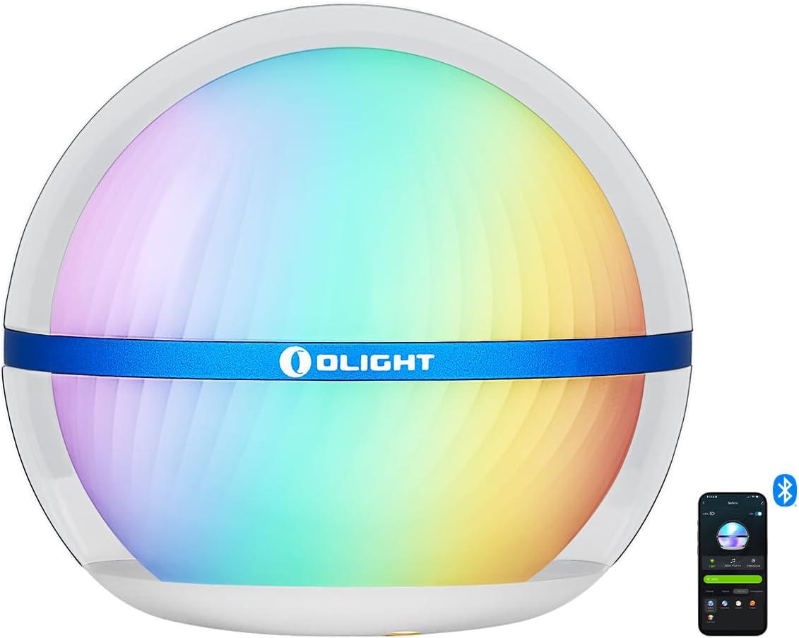 imageOLIGHT Ostrip Smart LED Strip Lights with App Control Bundle with Sphere 75 lumens Stepless Dimming Table Lamp Magnetic Rechargeable RGB Ambient