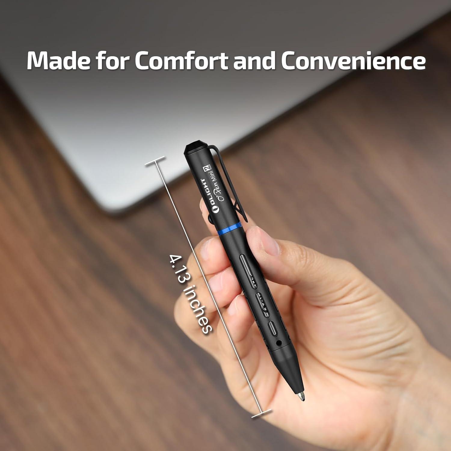 imageOLIGHT Sphere C Smart Night Light USBC Rechargeable App Control Ambient Lighting Bundle OPen Mini 2 Ballpoint Pen and Pencil in One Replaceable EDC Refill and Pencil Tip Smooth Writing