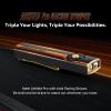 OLIGHT Arkfeld Pro Rechargeable EDC Flashlight Bundle with Sphere Smart Night Light, 75 lm Stepless Dimming Table Lamp with Remotely APP Control