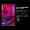 OLIGHT Ostrip 2 RGBIC LED Strip Light 16.4ft, DC24V 2700K-6500K, 0.25m Unit Cuttable, IP65, 5M Adhesive, Smart APP+Alexa, Music Sync, 44 Scene, ETL, High CRI, Plug & Play for Bedroom/Gaming/TV(O-OSTRIP2-5M)