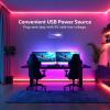 OLIGHT Ostrip Smart LED Strip Lights with App Control Bundle with Sphere 75 lumens Stepless Dimming Table Lamp, Magnetic Rechargeable RGB Ambient