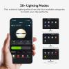 OLIGHT Sphere Smart Night Light, 75 lumens Stepless Dimming Table Lamp with Remotely APP Control, Magnetic Rechargeable RGB Ambient Lighting for Sleeping, Reading, and Relaxation(Basic Blue)