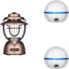 OLIGHT Olantern Classic 2 Pro Camping Lantern, 300 Lumens LED Rechargeable Lamp and OLIGHT Sphere C 2-Pack Smart Night Light, USB-C Rechargeable, 75 Lumens Stepless Dimming, App Control