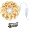 OLIGHT Ostrip LED Strip Lights, Smart LED Lights with App Control Bundle with Baton4 Rechargeable EDC Flashlight, LED Pocket Flashlight 1300 Lumens with Magnetic Charging Cable