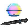 OLIGHT Sphere C Stellar Sky Smart Night Light, USB-C Rechargeable, App Control Ambient Lighting with O’Pen Mini 2 Ballpoint Pen and Pencil in One, Replaceable EDC Refill and Pencil Tip, Smooth Writing