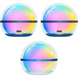 OLIGHT Sphere Smart Night Light, 75 lumens Stepless Dimming with SphereC Stellar Sky 2-Pack Rechargeable USB-C Nursery lamp,75 Lumens StepLess Dimming, APP Control Ambient Lighting