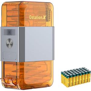 OLlGHT Ostation X Battery Charger Exclusively for NiMH AA Rechargeable Batteries, 3 in 1 Automatic Design for Charging Testing & Storage, No Polarity Check Needed, Bad Battery Detection, APP Control(O-OSTATIONX-AA-BAT-300000)