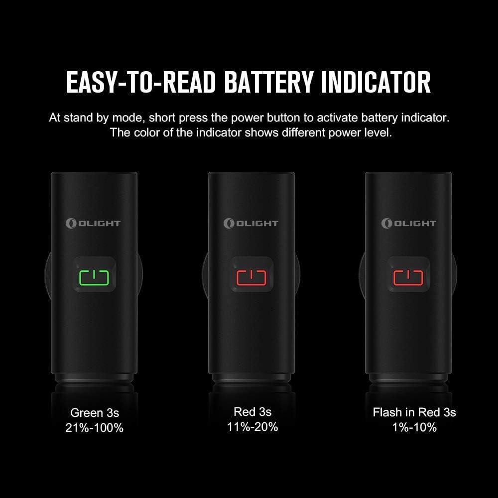 imageOLIGHT RN 400 LED Bike Lights 400 Lumens USB TypeC Rechargeable Front Light IPX7 Waterproof Bicycle Headlight for Road Urban Cyclists Black
