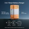 OLIGHT Ostation X Battery Charger 3-in-1 Design with Rechargeable AA NiMH Batteries 32 Count Bundle Ostrip Smart LED Strip Lights with App Control