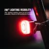 OLIGHT RN 120 C Bike Lights, 120 Lumens Tail Light 260 Degree Visibility, 1500m Viewable Range, USB Rechargeable Bike Break Light, IPX6 Waterproof, Road and Urban Cyclists(Type C)