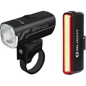 OLIGHT RN 400 LED Bike 400 Lumens Headlight and Seemee 30 C 30 Lm Bicycle Taillight Set, Rechargeable Type-C Waterproof Bike Light Set, Easy to Install for Road Urban Cyclists and Night Riding