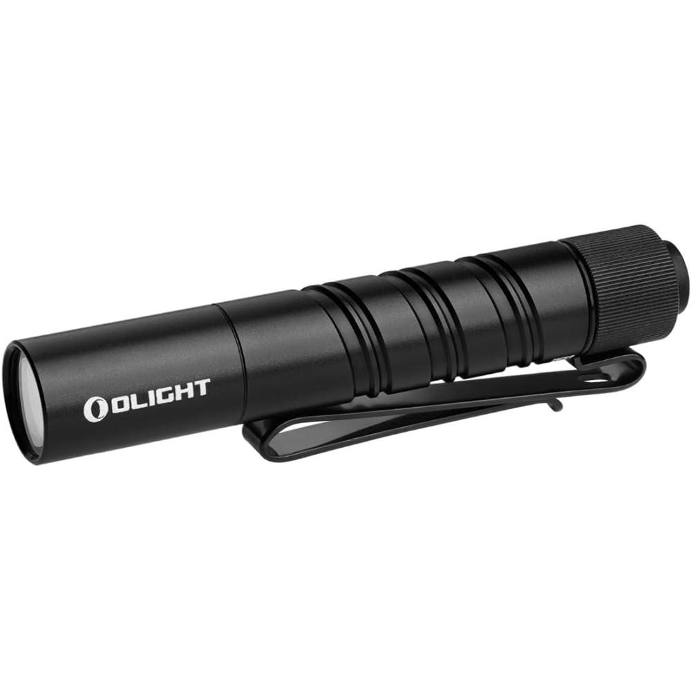 imageOLIGHT I3T 2 EOS Pocket EDC Flashlight 200 Lumens Compact Bright Handheld Flash Lights DualOutput Tail Switch with AAA Battery and TwoWay Pocket Clip for Camping and Hiking OD GreenBlack