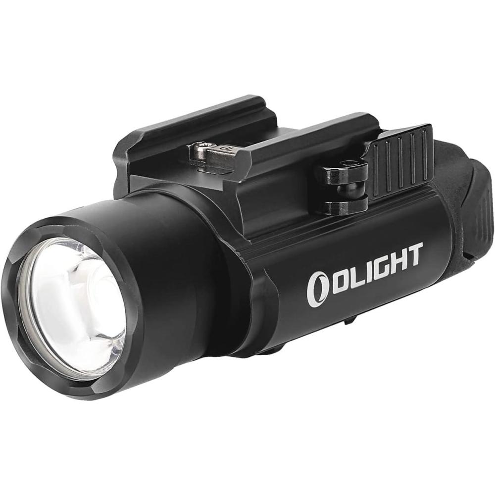 imageOLIGHT PLPro Valkyrie 1500 Lumens Rechargeable Weaponlight Rail Mount Tactical Flashlight with StrobeBlack