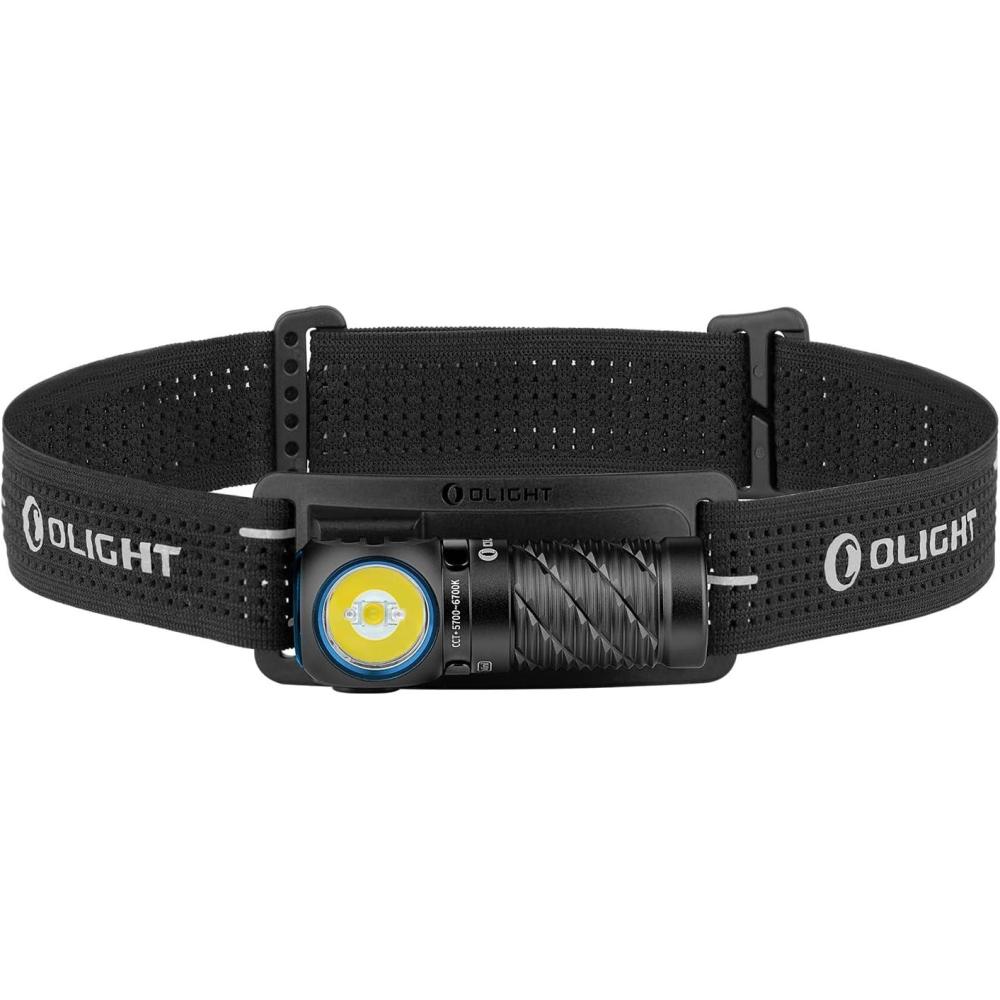 imageOLIGHT Perun 3 Mini Headlamp 1250 Lumens LED Head FlashlightRechargeable Headlight with Red Light OptionPerfect for Working Hiking Camping and Climbing Cool White 5700K6700K OrangeBlack