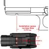 OLIGHT PL-Pro Valkyrie 1500 Lumens Rechargeable Weaponlight Rail Mount Tactical Flashlight with Strobe(Black)
