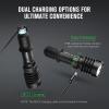 OLIGHT Warrior X 4 Rechargeable Tactical Flashlight 2,600 High Lumens with 630 Meters Long Range Thrower, Powerful Tail-Switch Light with USB-C Charging, Dual-Output for Daily (Black)(Black)