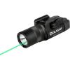 OLIGHT Baldr Pro R 1350 Lumens Magnetic USB Rechargeable Tactical Flashlight with Green Beam and White LED Combo, Rail Mount Weaponlight Compatible with 1913 or GL Rail, Built-in Battery(Black)