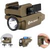 OLIGHT Baldr RL Mini 600 Lumens Compact Rail Mounted Weaponlight with Red Beam and White LED Combo, Magnetic USB Rechargeable Tactical Flashlight with 1913 or GL Rail, Built-in Battery(Desert Tan)