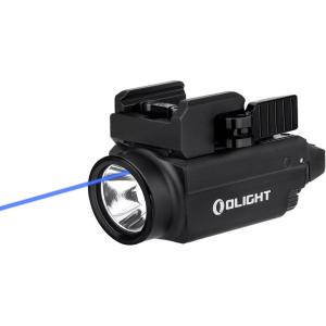 OLIGHT Baldr S 800 Lumens Compact Rail Mount Weaponlight with Green Beam and White LED Combo, Magnetic USB Rechargeable Tactical Flashlight with 1913 or GL Rail, Battery Included (Flat Dark Earth)(Black)