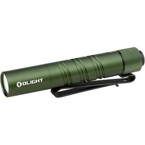 OLIGHT I3T 2 EOS Pocket EDC Flashlight, 200 Lumens Compact Bright Handheld Flash Lights, Dual-Output Tail Switch with AAA Battery and Two-Way Pocket Clip for Camping and Hiking (OD Green)(OD Green)
