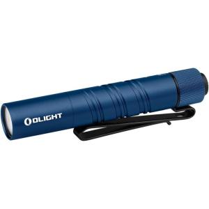 OLIGHT I3T 2 EOS Pocket EDC Flashlight, 200 Lumens Compact Bright Handheld Flash Lights, Dual-Output Tail Switch with AAA Battery and Two-Way Pocket Clip for Camping and Hiking (OD Green)(Midnight Blue)