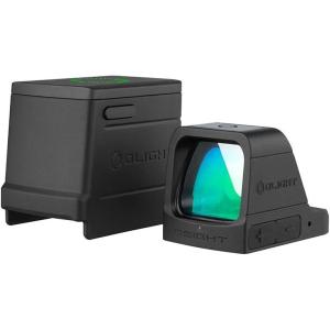 OLIGHT Osight 3 MOA Rechargeable Dot Open Reflex Sight with Charging Cover, Tactical Parallax-Free Sights, Picatinny Mount Compatible – Green/Red Dot Options(Black)