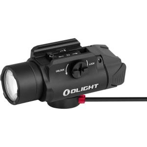 OLIGHT PL-3R Valkyrie Rechargeable Tactical Light, 1500 Lumens Rail-Mounted Weaponlight, LED Flashlight with Built-in Battery, Rail Locating Keys for 1913 Picatinny, GL Style(Black)