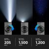 OLIGHT ArkPro EDC Flat Flashlight Rechargeable with Green Beam, UV and White LED,1500 Lumens USB-C Pocket Camping Flashlight, Spotlight Floodlight for Outdoor Emergency Working (Black CW)(Grey-Phantom Squadron)