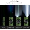 OLIGHT ArkPro EDC Flat Flashlight Rechargeable with Green Beam, UV and White LED,1500 Lumens USB-C Pocket Camping Flashlight, Spotlight Floodlight for Outdoor Emergency Working (Black CW)(OD Green)