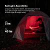 OLIGHT ArkPro Lite Flat Pocket Flashlight, Rechargeable Portable 1200 Lumens with White LED, Red Light, and UV Light, Triple Sources for Pet Urine Detection, Camping, Emergency, Working (Matte Black)(Matte Black)