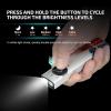 OLIGHT Arkfeld Pro Rechargeable EDC Flat Flashlight with Green Beam, UV and White LED Combo, 1300 Lumens Portable Pocket Lights, Triple Sources for Outdoors Emergency Working (Orange CW)(Stars & Stripes Edition)
