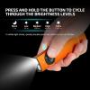 OLIGHT Arkfeld Pro Rechargeable EDC Flat Flashlight with Green Beam, UV and White LED Combo, 1300 Lumens Portable Pocket Lights, Triple Sources for Outdoors Emergency Working (Orange CW)(Orange)