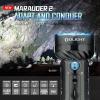 OLIGHT Marauder 2 Rechargeable Handheld Flashlight 14,000 Lumens Ultra Bright Light with 3X Build-in Battery Pack for Home, Outdoors, Emergency Use(Black)