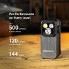 OLIGHT Oclip Pro EDC Flashlight Clip-on Light, Rechargeable 500 Lumens with Three Lighting Solutions Type-C Charging, Magnetic Flash Lights for Signaling, Cycling, Outdoor or Indoor Use(OD Green)(Gray)