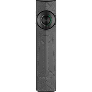 OLIGHT ArkPro EDC Flat Flashlight Rechargeable with Green Beam, UV and White LED,1500 Lumens USB-C Pocket Camping Flashlight, Spotlight Floodlight for Outdoor Emergency Working (Black CW)(Grey-Phantom Squadron)