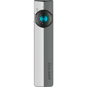 OLIGHT ArkPro EDC Flat Flashlight Rechargeable with Green Beam, UV and White LED,1500 Lumens USB-C Pocket Camping Flashlight, Spotlight Floodlight for Outdoor Emergency Working (Black CW)(Dual Tone Silver Graphite)
