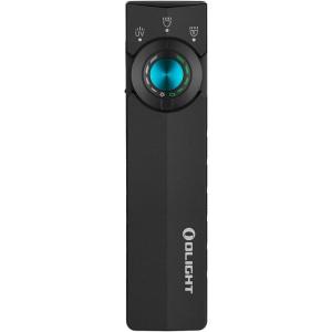 OLIGHT ArkPro Lite Flat Pocket Flashlight, Rechargeable Portable 1200 Lumens with White LED, Red Light, and UV Light, Triple Sources for Pet Urine Detection, Camping, Emergency, Working (Matte Black)(Matte Black)