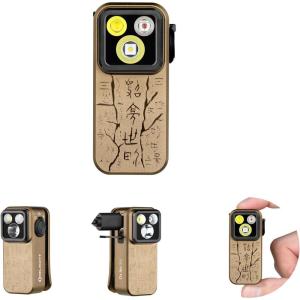 OLIGHT Oclip Pro EDC Flashlight Clip-on Light, Rechargeable 500 Lumens with Three Lighting Solutions Type-C Charging, Magnetic Flash Lights for Signaling, Cycling, Outdoor or Indoor Use(OD Green)(Desert Tan)