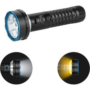 OLIGHT Prowess Rechargeable High Lumen Flashlights, 5,000lms Super Bright Flashlight with Holster, High-Efficiency USB-C Charging LED, Bidirectional Lighting(Black)