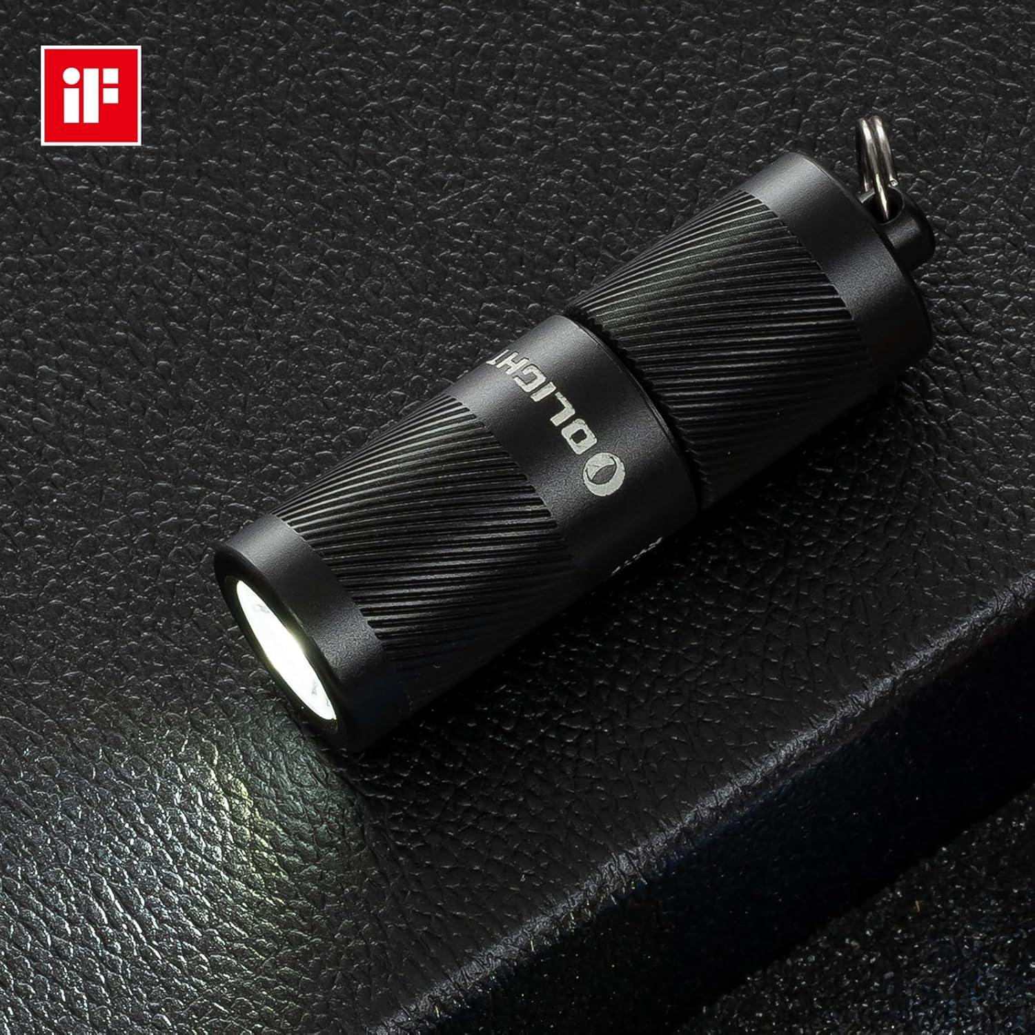 imageOLIGHT I1R 2 Pro Eos 180 Lumens EDC Rechargeable Keychain Flashlight Powered by Builtin Rechargeable Battery with TypeC USB Cable Slim Mini Handheld Light for Everyday Carry BlackBlack