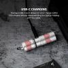 OLIGHT I1R 2 Pro Eos 180 Lumens EDC Rechargeable Keychain Flashlight, Powered by Built-in Rechargeable Battery with Type-C USB Cable, Slim Mini Handheld Light for Everyday Carry (Black)(Silver)