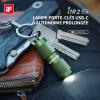 OLIGHT I1R 2 Pro Eos 180 Lumens EDC Rechargeable Keychain Flashlight, Powered by Built-in Rechargeable Battery with Type-C USB Cable, Slim Mini Handheld Light for Everyday Carry (Black)(OD Green)