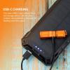 OLIGHT I1R 2 Pro Eos 180 Lumens EDC Rechargeable Keychain Flashlight, Powered by Built-in Rechargeable Battery with Type-C USB Cable, Slim Mini Handheld Light for Everyday Carry (Black)(Orange)