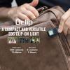 OLIGHT Oclip Rechargeable EDC Flashlight 300 Lumens Dual Sources Compact Pocket Clip Light, Convenient USB C Charging, Magnetic Flash Lights for Working, Cycling, Emergency, Signaling Tool(Black)(Black)