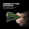 OLIGHT Oclip Rechargeable EDC Flashlight 300 Lumens Dual Sources Compact Pocket Clip Light, Convenient USB C Charging, Magnetic Flash Lights for Working, Cycling, Emergency, Signaling Tool(Black)(OD Green)